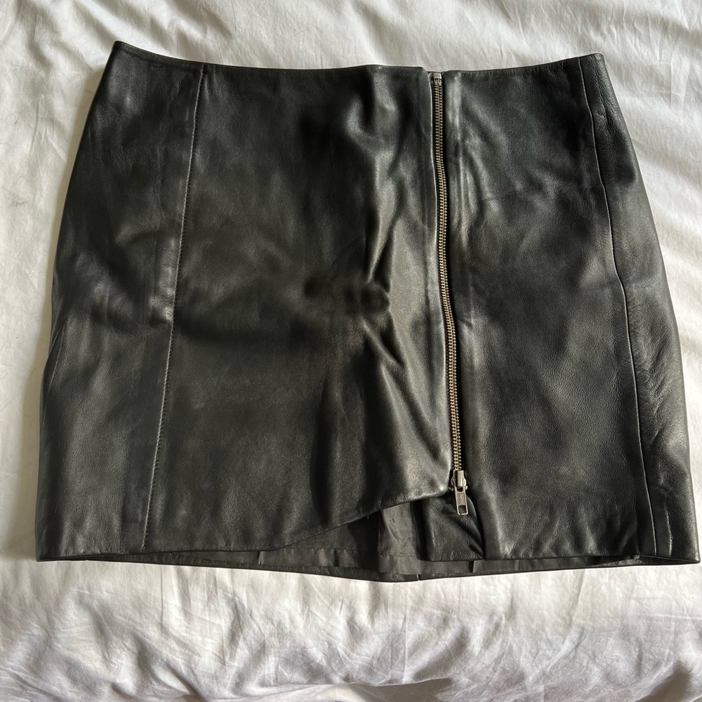 Leith leather mini skirt size 6